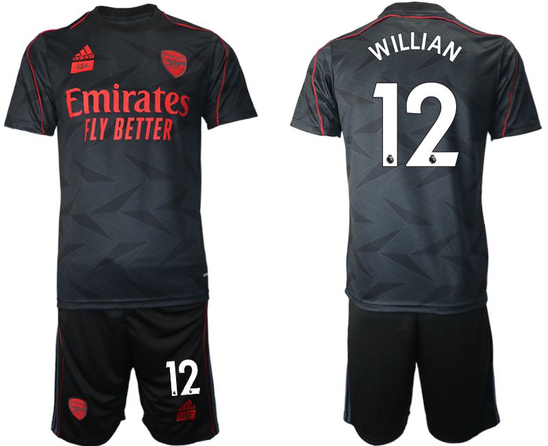 Men 2020-2021 Club Arsenal commemorative edition black #12 Adidas Soccer Jersey